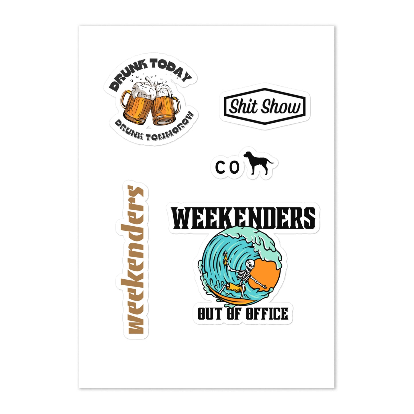 CO DOG Sticker sheet
