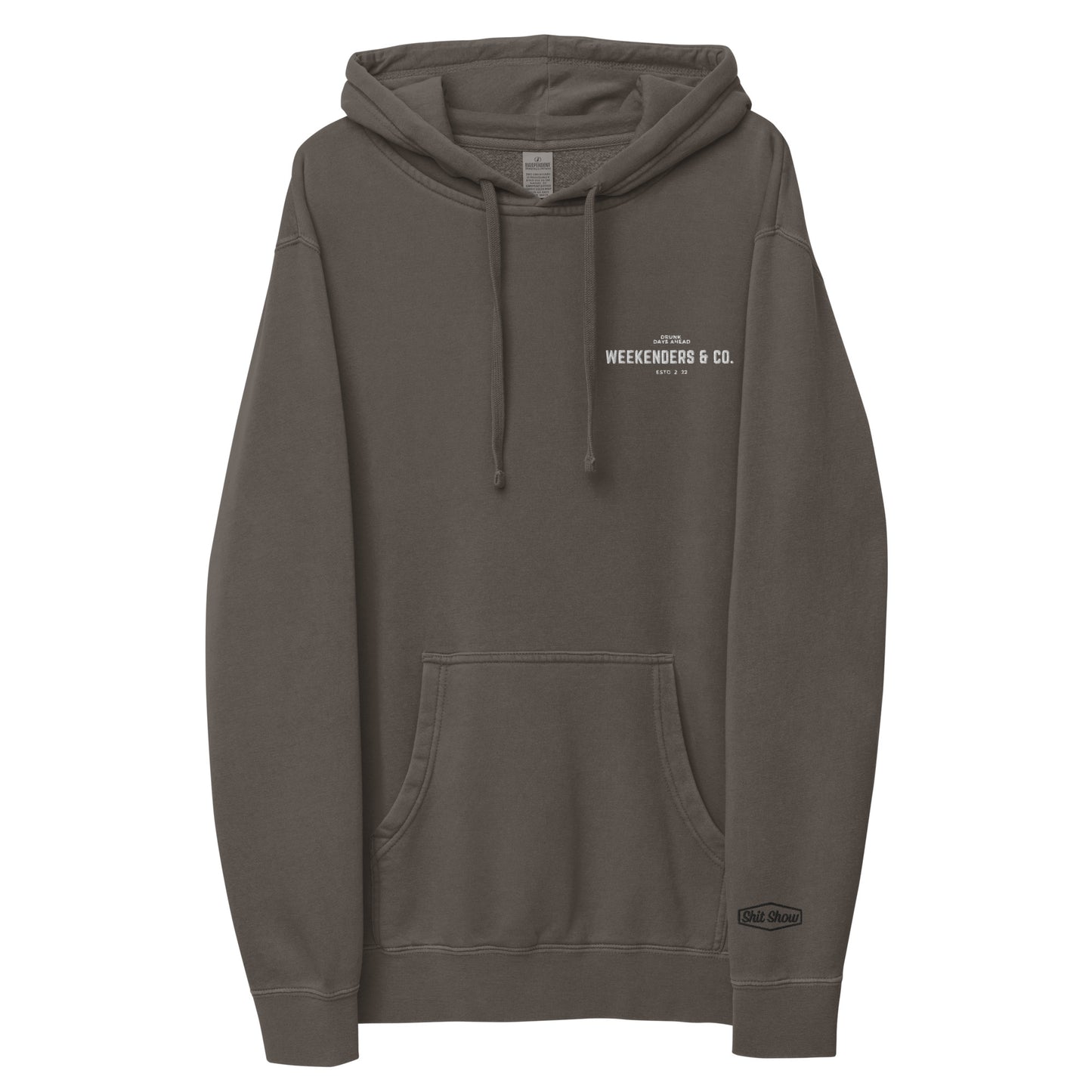 Shit show Unisex pigment-dyed hoodie