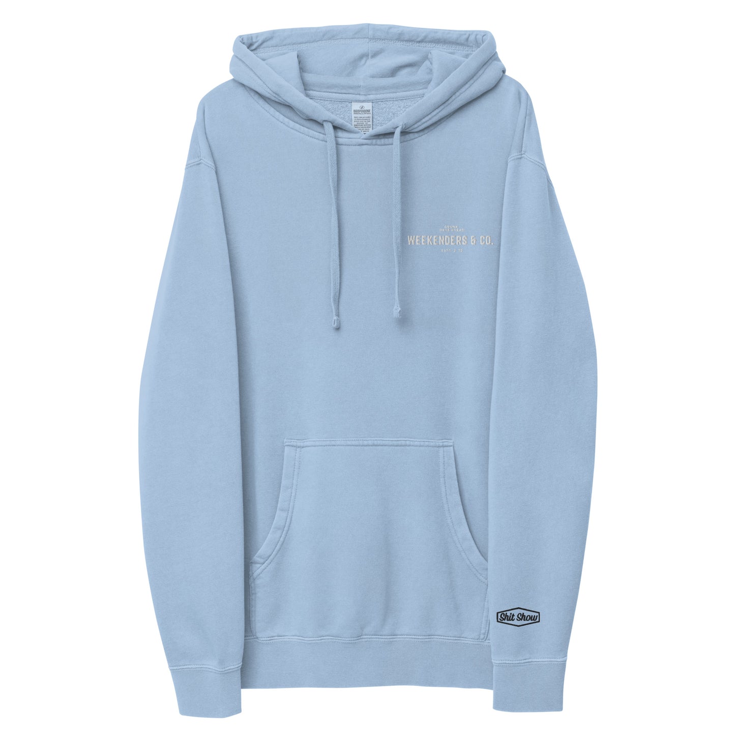 Shit show Unisex pigment-dyed hoodie