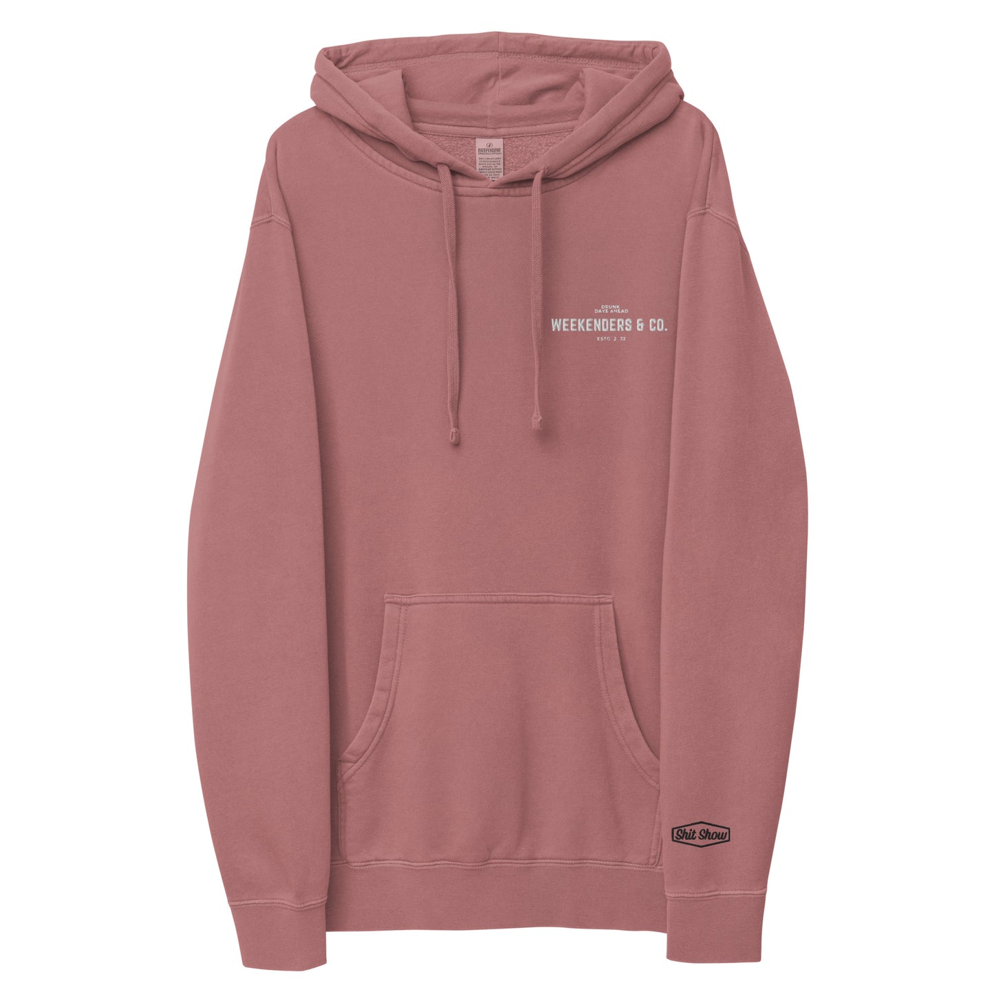 Shit show Unisex pigment-dyed hoodie