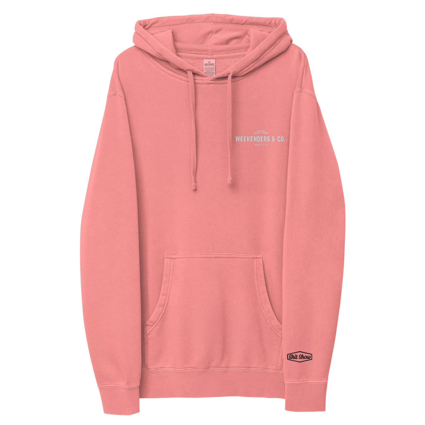 Shit show Unisex pigment-dyed hoodie
