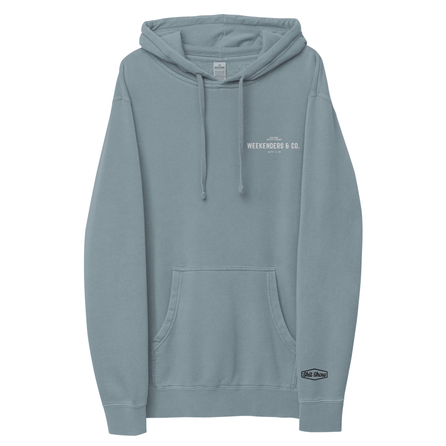 Shit show Unisex pigment-dyed hoodie